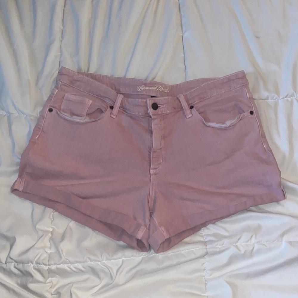 Pink Jean Shorts
